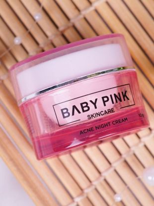 Baby Pink Skincare Acne Night Cream 