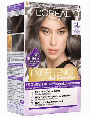 L'Oreal Paris Excellence Fashion Ash Supreme 6.11 Smoky Ash