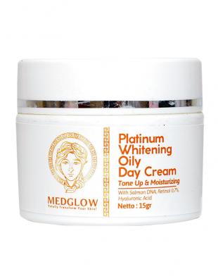 MEDGLOW Platinum Whitening Oily Day Cream 