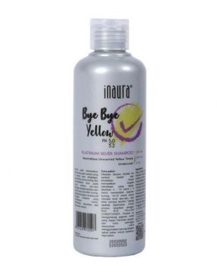 Inaura Bye Bye Yellow Platinum Silver Shampoo 