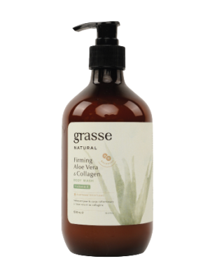 Grasse Natural Firming Aloe Vera & Collagen Body Wash 