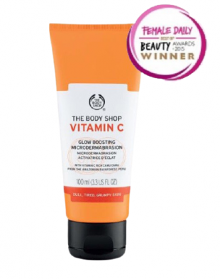 The Body Shop Vitamin C Glow Boosting Microdermabrasion 
