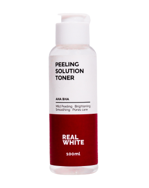 Real White AHA BHA Peeling Solution Toner 