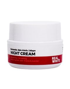 Real White Alpha Arbutin Collagen Night Cream 