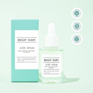 Bright Diary Acne Serum Salicylic Acid 2% + Niacinamide + Mugwort