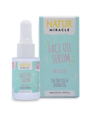 Natur Beauty Miracle Anti Acne Face Oil Serum Tea Tree Oil and Jojoba Oil