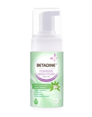 Betadine Daily Feminine Wash Foam Active and Lemon Verbena