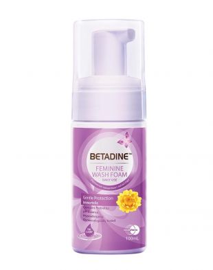 Betadine Daily Feminine Wash Foam Gentle Protection Immortella