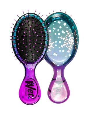 The Wet Brush Mini Detangler Snowflake Ice Garden Ombre