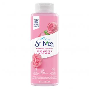 St. Ives Refreshing Rose Water & Aloe Vera Body Wash 