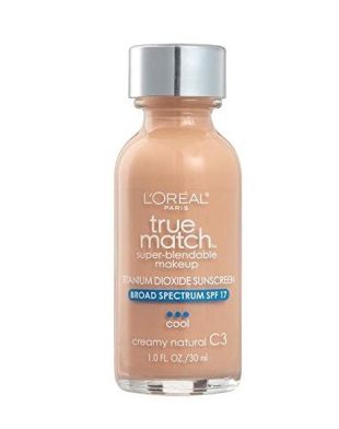 L'Oreal Paris True Match Super-Blendable Liquid Foundation C3 Creamy Natural