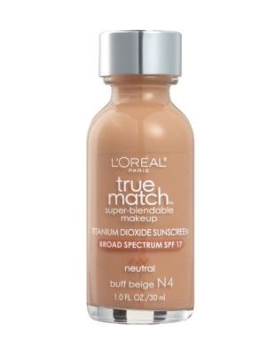 L'Oreal Paris True Match Super-Blendable Liquid Foundation N4 Buff Beige