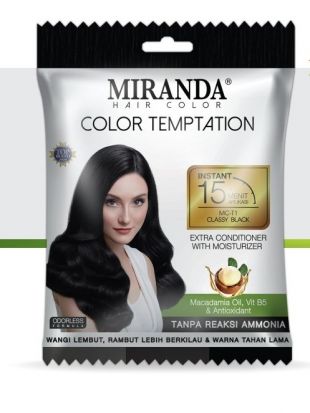 Miranda Hair Color Temptation MC-T1 Classy Black