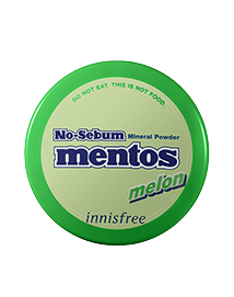 Innisfree No-Sebum Mineral Powder × Mentos (Limited Edition) Melon