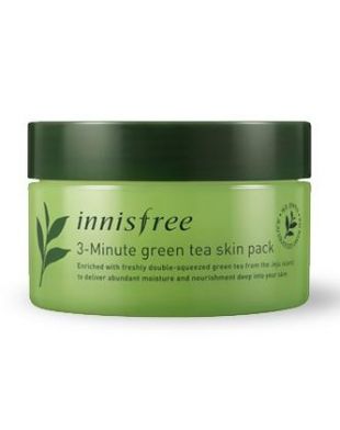 Innisfree 3-Minute Green Tea Skin Pack 