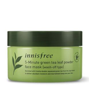 Innisfree 5-min Green Tea Leaf Powder Face Mask 