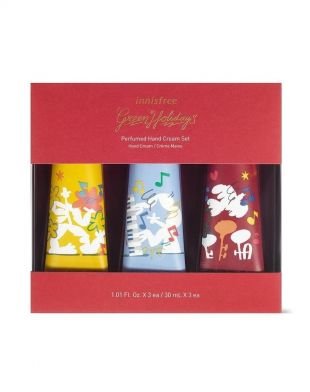 Innisfree Perfumed Hand Cream Set Green Holidays 2019 Edition