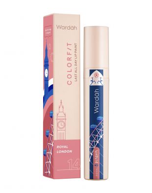 Wardah Colorfit Last All Day Lip Paint Around The World 14 Royal London