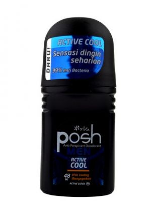 POSH Men Anti-Perspirant Deodorant Roll On Active Cool