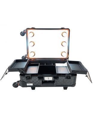 Mitsuto Traveling Case with 4 Wheels + Dimmer 