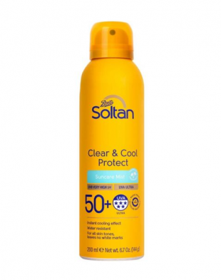 Soltan Clear and Cool Protect Suncare Mist SPF50 