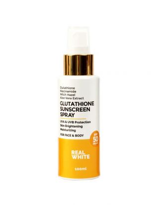 Real White Glutathione Sunscreen Spray 