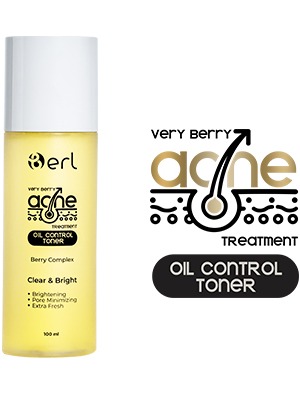 B Erl Cosmetic Very Berry Acne Treatment Oil Control Toner 