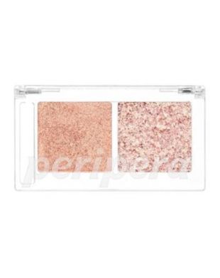 Peripera Duo Pocket Glitter Shadow Caramelized Salt