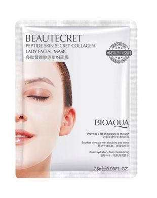 Bioaqua Peptide Skin Secret Collagen Lady Facial Mask 