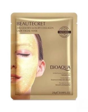 Bioaqua 24K Golden Luxury Collagen Lady Facial Mask 