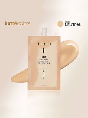 Lumecolors HD Full Coverage Ultra Lightweight Foundation 10ml Neutral