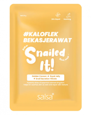 Salsa Cosmetic Snailed It Sheet Mask Gold 