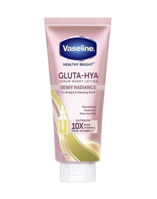 Vaseline Healthy Bright Gluta-Hya Serum Burst UV Lotion Dewy Radiance