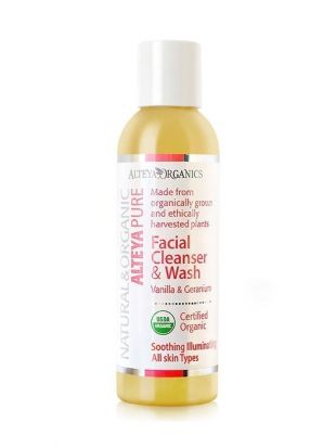 Alteya Organics Pure Facial Cleanser & Wash Vanilla & Geranium