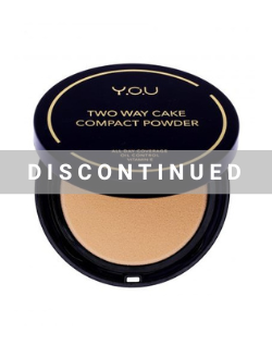 YOU Beauty Two Way Cake Compact Powder - Discontinued Beige