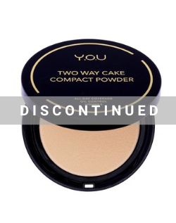 YOU Beauty Two Way Cake Compact Powder - Discontinued Natural