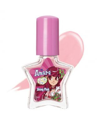 Amara Kids Cosmetics Nail Polish Shiny Pink