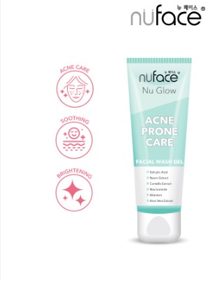 NuFace Acne Prone Care Facial Wash Gel 