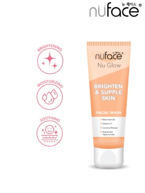 NuFace Brighten & Supple Skin Facial Wash Cream 