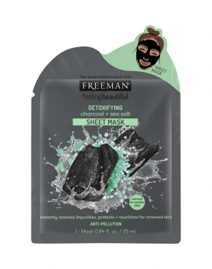 FREEMAN Charcoal + Sea Salt Sheet Mask 