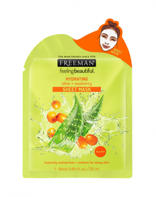 FREEMAN Hydrating Aloe + Seaberry Sheet Mask 