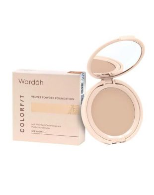 Wardah Colorfit Velvet Powder Foundation 52N Almond