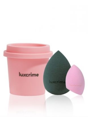 Luxcrime Flawless Perfecting Blender Duo with Cup Holder Large and Small