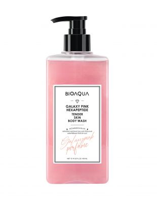 Bioaqua Galaxy Pink Hexapeptide Tender Skin Body Wash 