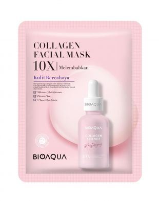 Bioaqua Essence & Facial Mask 10X Collagen Moisturizing