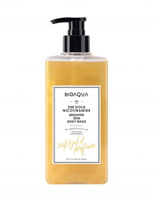 Bioaqua 24K Gold Nicotinamide Brighten Skin Body Wash 