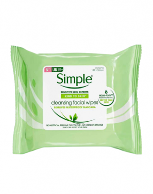 Simple Cleansing Facial Wipes 