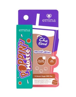 Emina Poppin Matte X Chatime Brown Sugar Milk Tea