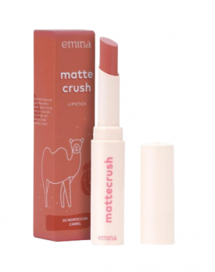 Emina Mattecrush Lipstick 05 Moroccan Camel