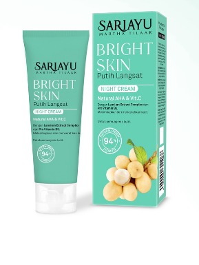 Sariayu Bright Skin Putih Langsat Night Cream 